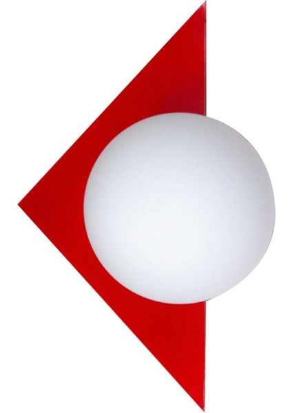 Üçgen Aplik Kırmızı