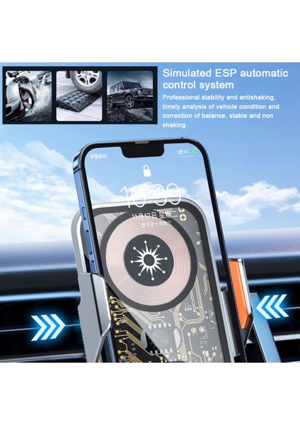 Araba Cep Telefonu Kablosuz Şarj Tutucu Akıllı Otomatik Hızlı Şarj (Yurt Dışından) fırsatları