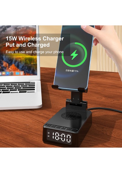 Masaüstü Kablosuz Şarjlı Cep Telefonu Tutucu 3'lü Kablosuz Şarjcı 1500MAH Pil (Yurt Dışından) modelleri