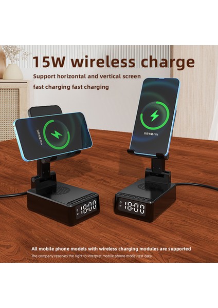 Masaüstü Kablosuz Şarjlı Cep Telefonu Tutucu 3'lü Kablosuz Şarjcı 1500MAH Pil (Yurt Dışından) indirimleri