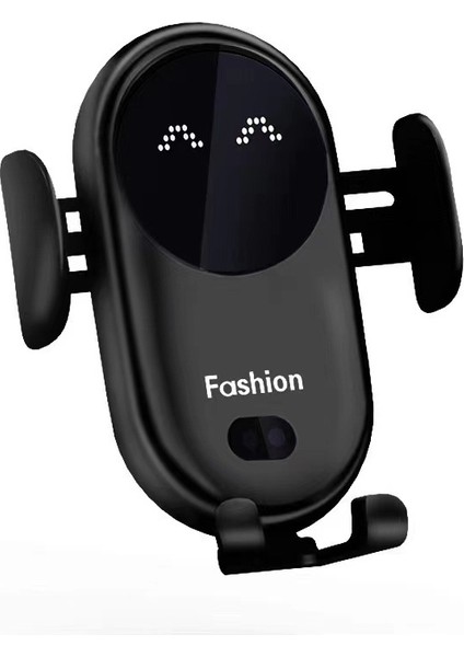 S11 Akıllı Kızılötesi Telsiz Araba Kablosuz Şarj Cihazı 10W Hızlı Şarj Siyah (Yurt Dışından)