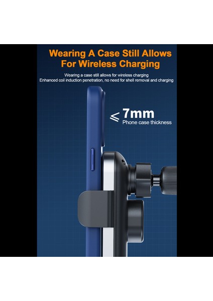 Araba Cep Telefonu Tutucu Kablosuz Hızlı Şarj Tek Dokunmatik Tutma (Yurt Dışından) fiyatları