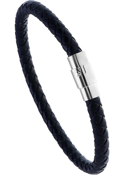 20CM Tarzı NO.83939 Beden Kotik Yeni Moda Klasik Hakiki Deri Bilezik Erkekler Için El Şansı Takı Çok Katmanlı Erkek Bileziği El Yapımı Takı (Yurt Dışından)