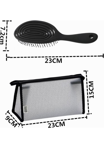 Saç Tarakı Kozmetik Çanta Seti Taşınabilir Anti - Statik (Yurt Dışından) modelleri