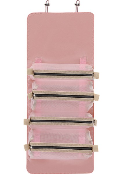 4 Iç 1 Makyaj Kozmetik Çantası Taşınabilir Büyük Kapasiteli (Yurt Dışından)