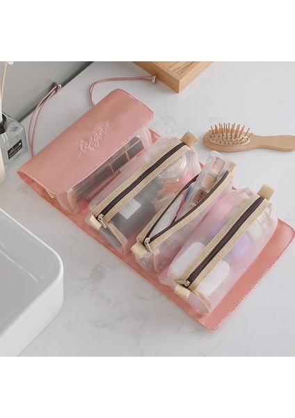 4 Iç 1 Makyaj Kozmetik Çantası Taşınabilir Büyük Kapasiteli (Yurt Dışından) fiyatları