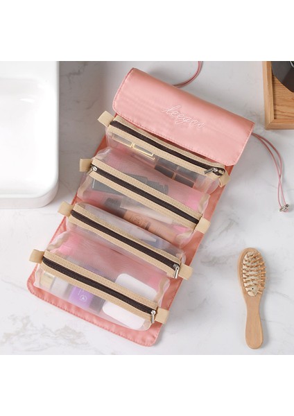 4 Iç 1 Makyaj Kozmetik Çantası Taşınabilir Büyük Kapasiteli (Yurt Dışından) indirimleri