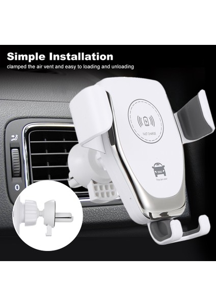10W Qi Kablosuz Hızlı Şarjlı Araba Montajlı Cep Telefonu Şarj Cihazı (Yurt Dışından) fiyatları