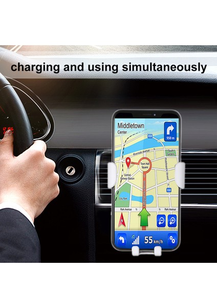 10W Qi Kablosuz Hızlı Şarjlı Araba Montajlı Cep Telefonu Şarj Cihazı (Yurt Dışından) fırsatları