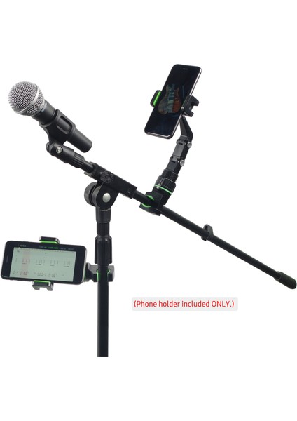 Gitar Başlığı Mikrofon Stantı Veya Müzik Stantı Için 360 Derece Dönebilen Cep Telefonu Klipi ve Gitar Pili Seti (Yurt Dışından)