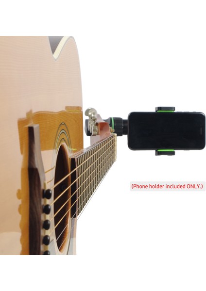 Gitar Başlığı Mikrofon Stantı Veya Müzik Stantı Için 360 Derece Dönebilen Cep Telefonu Klipi ve Gitar Pili Seti (Yurt Dışından)
