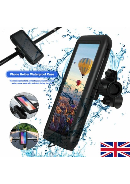 Bisiklet Telefon Kılıfı Montajı 360° Su Geçirmez (Yurt Dışından)