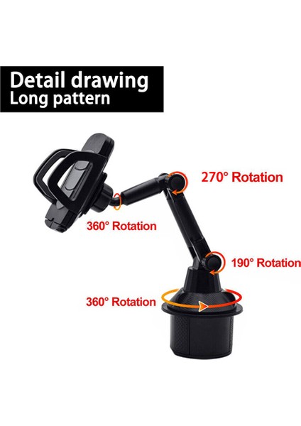 Evrensel Araba Dak Tutucu Cep Telefonu Standı 360 Derece Ayarlanabilir (Yurt Dışından) indirimleri
