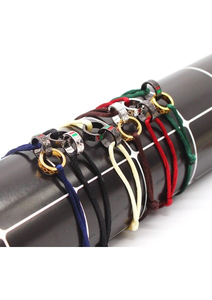 No.6 Boyutu Totabc Paslanmaz Çelik Ayarlı Halat Iki Renk Metal Aşk Mektubu Kazıma Bileklik Kadın Erkek Cinsiyetler Arası Sevgililer Günü Modası (Yurt Dışından) fiyatları