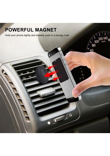 AC001 Manyetik Araba Cep Telefonu Tutacağı Hava Venti Tutucu Iki Güçlü Metal Plakalı (Yurt Dışından) fırsatları