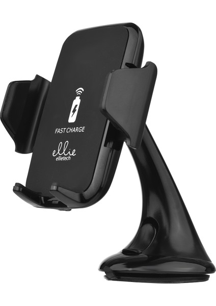 Ellietech CS201 Kablosuz Araba Şarj Cihazı ve Telefon Tutucu 2'li Hızlı Şarjlı Dönebilen (Yurt Dışından)