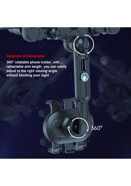 360° Dönebilen Geri Çekilebilir Araba Cep Telefonu Tutacağı (Yurt Dışından) modelleri