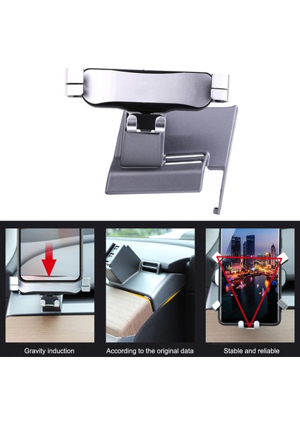 Marka Araba Cep Telefonu Destekli Tesla Model 3 Y Için Gravite Cep Telefonu Tutacağı (Yurt Dışından) indirimleri