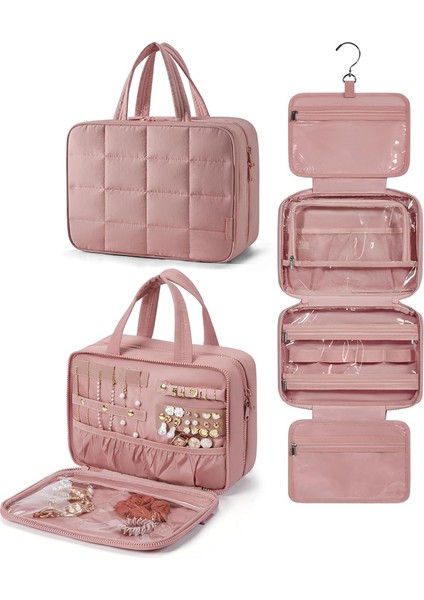 Yolculuk Toalet Malzemesi Çantası Büyük Kapasiteli Taşınabilir (Yurt Dışından)