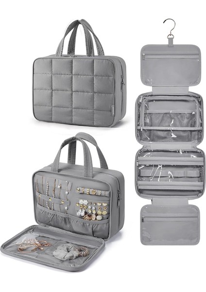 Yolculuk Toalet Malzemesi Çantası Büyük Kapasiteli Taşınabilir (Yurt Dışından) modelleri