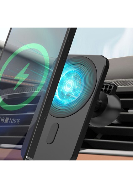 15W Hızlı Şarjlı Manyetik Emmeli Kablosuz Araba Cep Telefonu Tutacağı (Yurt Dışından) fiyatları