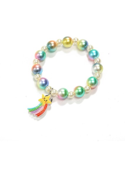 No.2 Boyutu Çocuklara Hediye Olarak Kedi Çiçek Karikatür Çiçek Kelebek Çocuk Kazak Bilezik (Yurt Dışından)