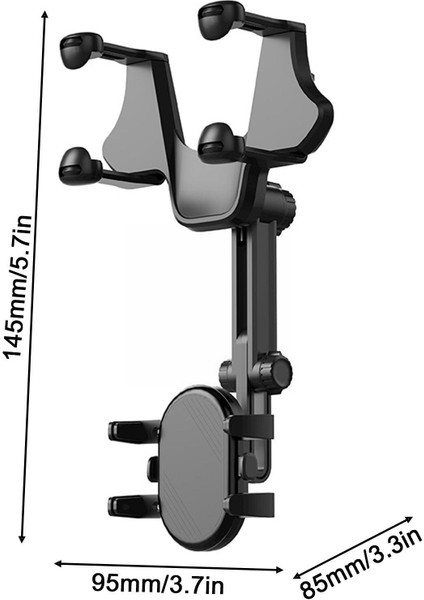 360° Gözlemlenme Engellemeyen Araba Cep Telefonu Tutacağı (Yurt Dışından) indirimleri