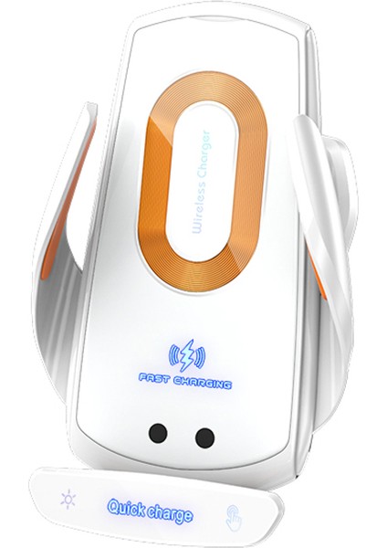 Araba Cep Telefonu Kablosuz Şarjlı Tutucu Akıllı Otomatik Hızlı Şarj (Yurt Dışından)