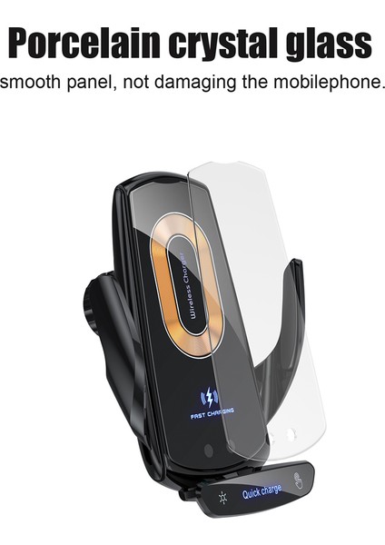 Araba Cep Telefonu Kablosuz Şarjlı Tutucu Akıllı Otomatik Hızlı Şarj (Yurt Dışından) fırsatları