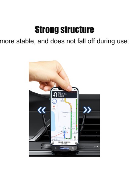 Araba Cep Telefonu Kablosuz Şarjlı Tutucu Akıllı Otomatik Hızlı Şarj (Yurt Dışından) indirimleri