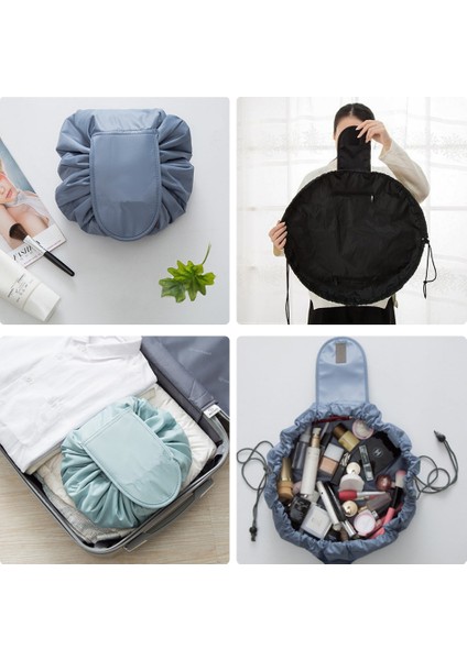 Kadın Çizgili Kozmetik Çantası Seyahat Düzenleyici (Yurt Dışından) indirimleri