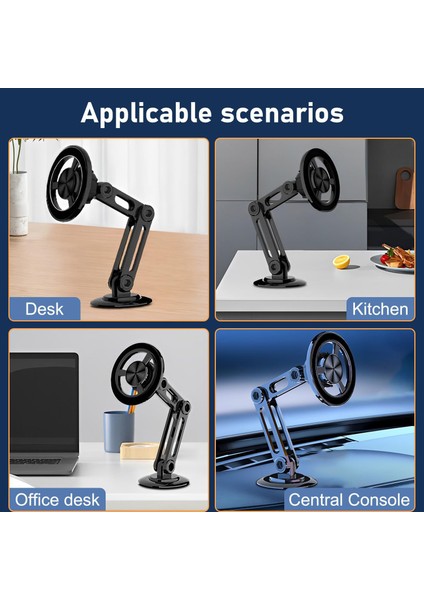 Evrensel 360° Manyetik Araba Cep Telefonu Tutucu (Yurt Dışından) fiyatları