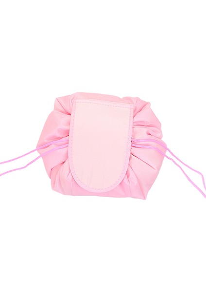 Çiçekli Tasma Kapaklı Düz Açılı Seyahat Makyaj Çantası (Yurt Dışından)