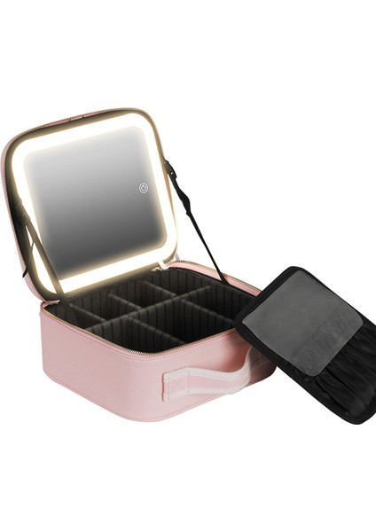 Büyük Makyaj Çantası Çıkarılabilir Aydınlanabilir Suya Dalı Ayna (Yurt Dışından)