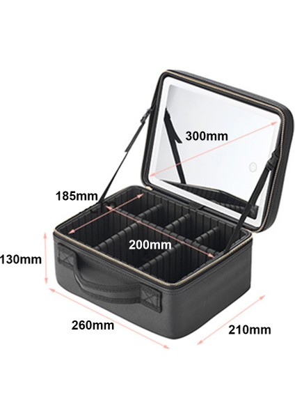 Büyük Makyaj Çantası Çıkarılabilir Aydınlanabilir Suya Dalı Ayna (Yurt Dışından) fiyatları