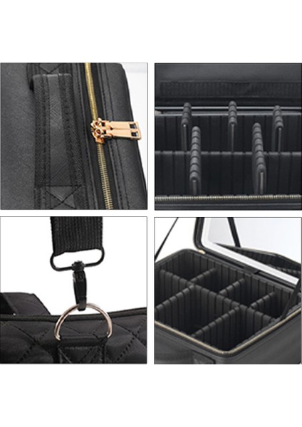 Büyük Makyaj Çantası Çıkarılabilir Aydınlanabilir Suya Dalı Ayna (Yurt Dışından) indirimleri