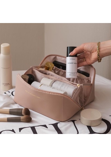 Büyük Kapasiteli Taşınabilir Beyaz Kozmetik Çantası (Yurt Dışından) fiyatları