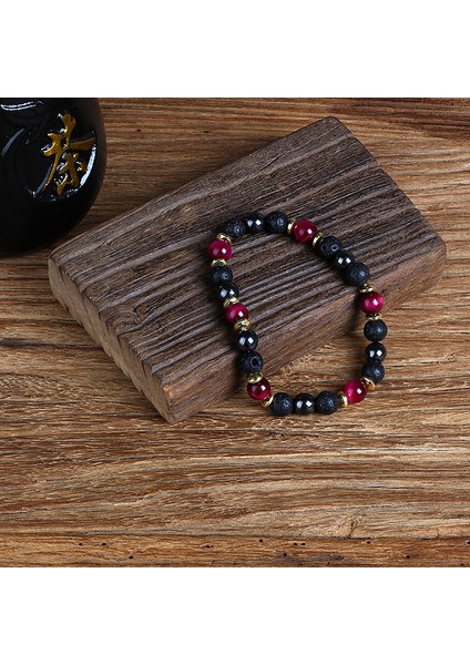 No.31 Tarzı No.7 Boyutu Doğal Kaplan Gözü Obsidyen Hematit Boncuklu Bileklik Erkekler Için Manyetik Sağlık Koruma Kadınlar Ruh Takı Hediye Pulsera Hombre (Yurt Dışından)