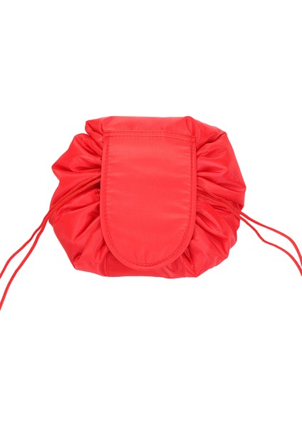 Çiçekli Cırtçıklı Makyaj Çantası Seyahat Tuvalet Malzemesi Çantası (Yurt Dışından)