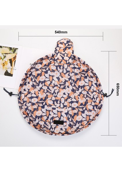 Çiçekli Cırtçıklı Makyaj Çantası Seyahat Tuvalet Malzemesi Çantası (Yurt Dışından) indirimleri