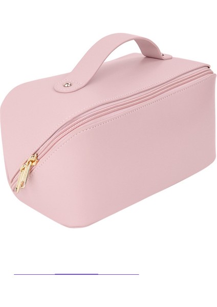 Çapraz Sınırlı Büyük Kapasiteli Pembe Gül Ruj Çantası (Yurt Dışından)