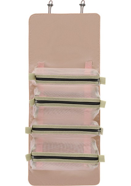 4 Iç 1 Makyaj Kozmetik Çantası Taşınabilir Büyük Kapasiteli (Yurt Dışından)