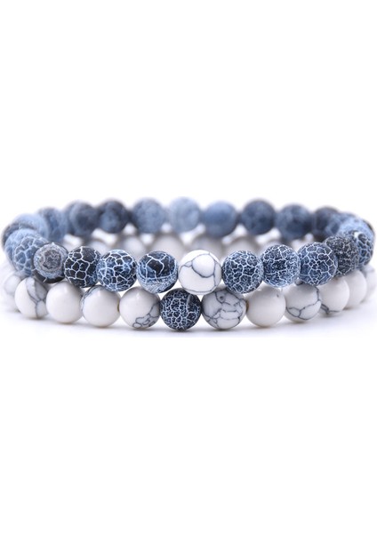 No.4 Boyutu Çiftler Uzaklık Bilekliği Klasik Doğal Taş 18 Stil Boncuklu Bilezik Erkek Kadın En Iyi Arkadaş Için (Yurt Dışından) modelleri