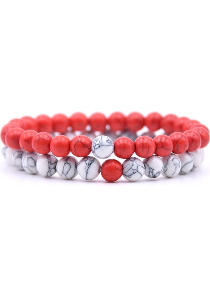 No.4 Boyutu Çiftler Uzaklık Bilekliği Klasik Doğal Taş 18 Stil Boncuklu Bilezik Erkek Kadın En Iyi Arkadaş Için (Yurt Dışından) fırsatları