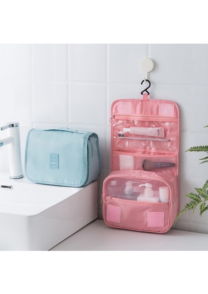 8 Parça Gri Kozmetik Çanta Seyahat Depolama Seti (Yurt Dışından) modelleri