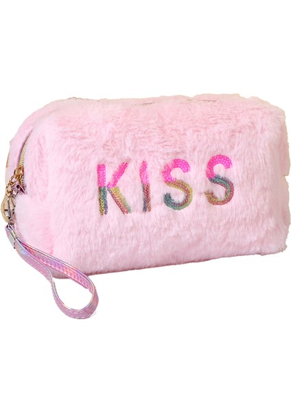 Plush Makyaj Çantası Taşınabilir Kozmetik Depolama (Yurt Dışından)