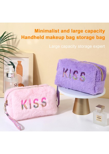 Plush Makyaj Çantası Taşınabilir Kozmetik Depolama (Yurt Dışından) fiyatları