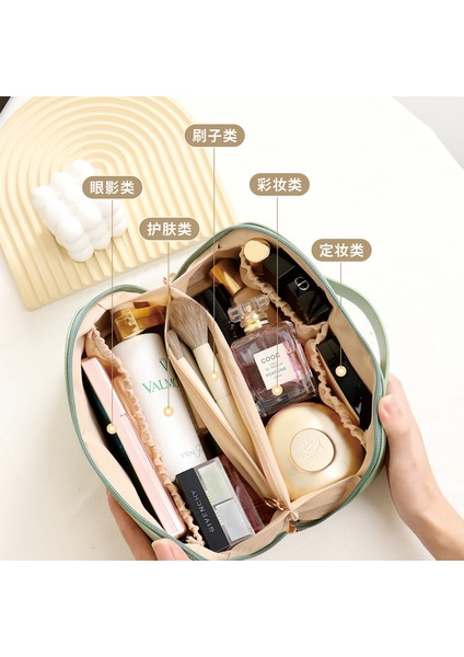 Çapraz Sınırlı Büyük Kapasiteli Pembe Gül Ruj Çantası (Yurt Dışından) fırsatları