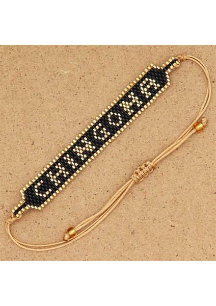 Ayarlanabilir Stil No.1 Boyutu Zhongvı Miyuki Bilezik Kadın Hediye Meksika Pulseras Boncuk Bilezikler Chıngona-Güç Takı El Yapımı Dokuma Koldanlık (Yurt Dışından)
