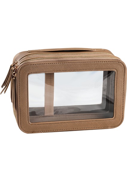 Şeffaf Kadın Tuvalet Çantası Suya Dalı Büyük Kapasiteli (Yurt Dışından)